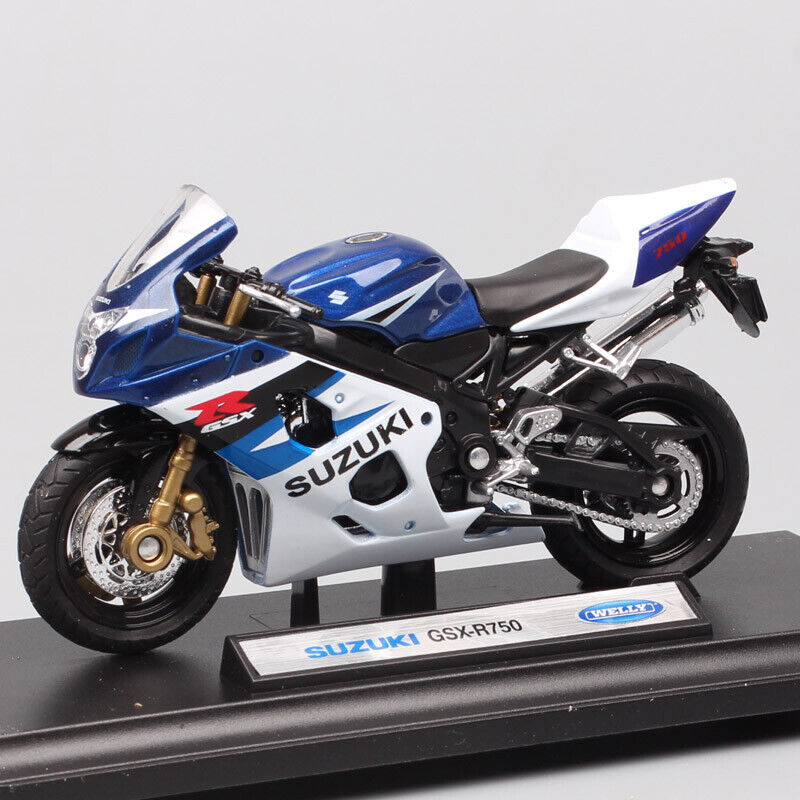 1:18 Welly SUZUKI GSX-R750 Gixxer 750 motorcycle bike model Diecast