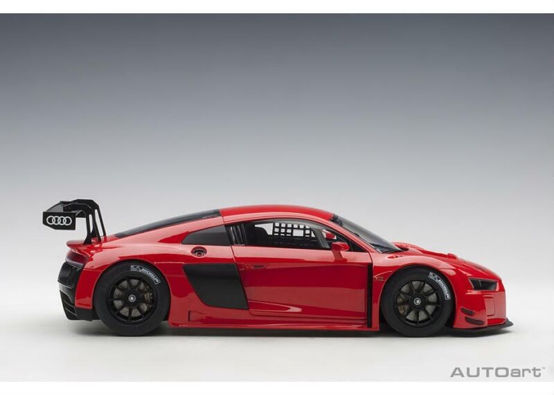 1/18 Audi R8 FIA GT GT3 Plain Color Version Red Model Car By Autoart 81601