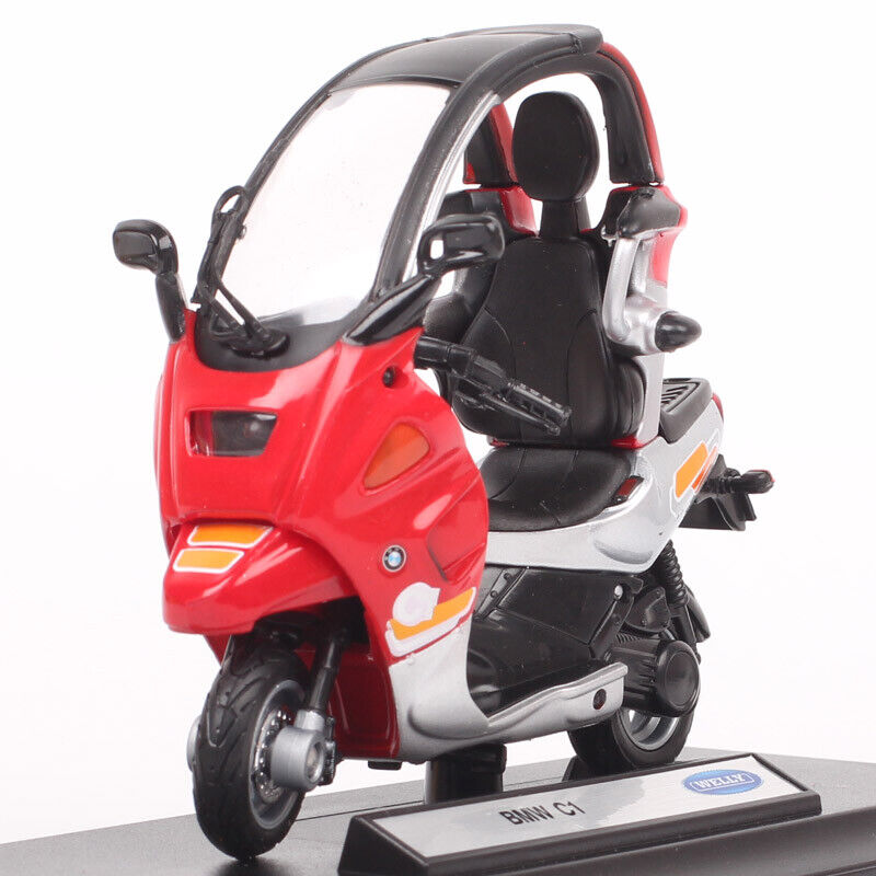 1/18 Welly BMW C1 125 Executive Scooter Bike Diecast Toy Motorcycle