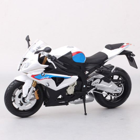 1/12 Scale BMW S1000RR 2009 Sport Diecast Motorcycle Model Bike Automaxx Joycity