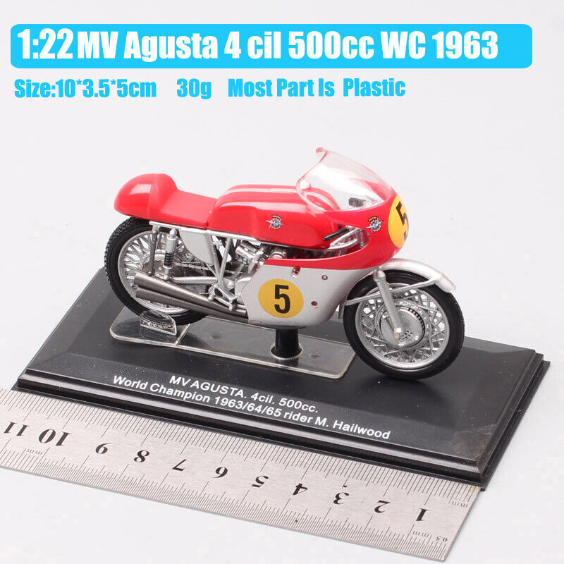 1/22 Italeri MV Agusta 4cil 500 bike Rider M.Hailwood motorcycle Diecast