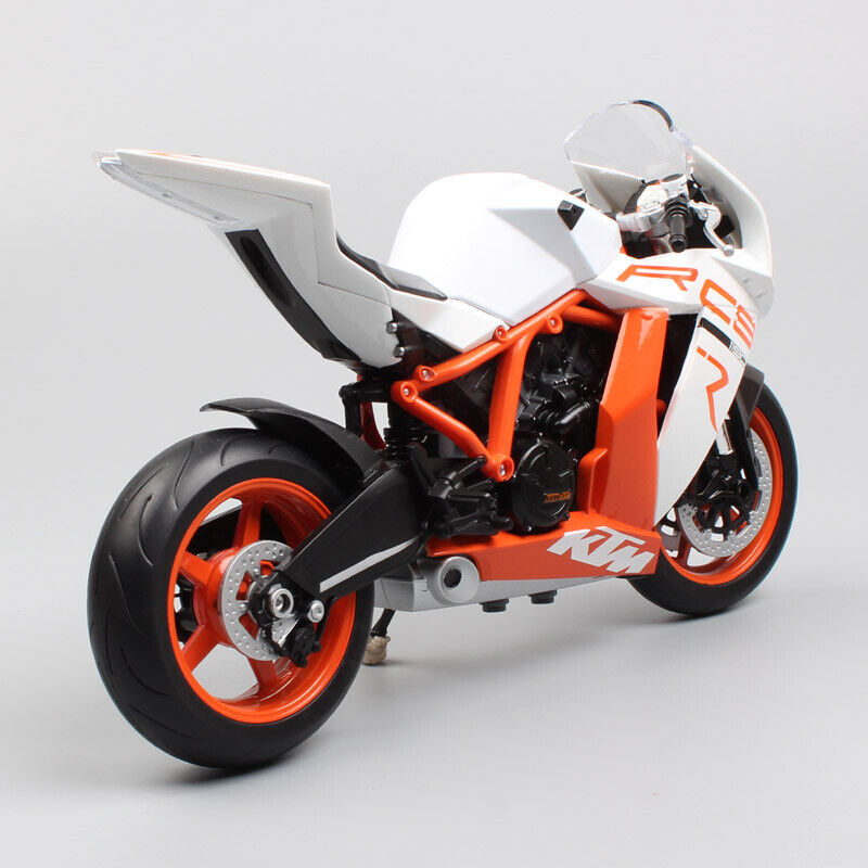 1/10 Welly KTM 1190 RC8 Sport Bike Vehicle Motorcycle Model White