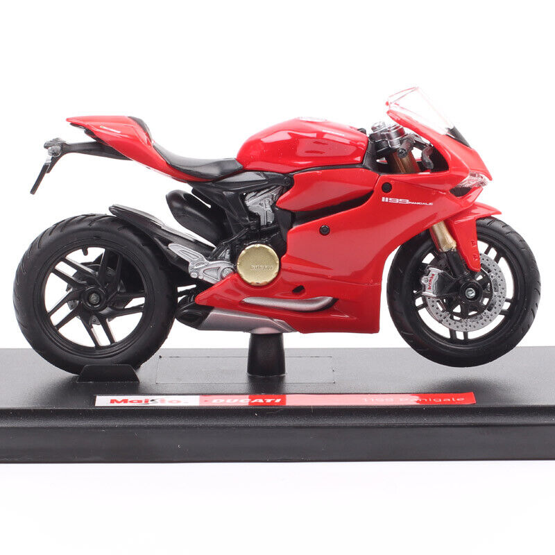 Maisto 1:18 Scale Ducati 1199 Panigale Motorcycle Diecast Model Bike Toy