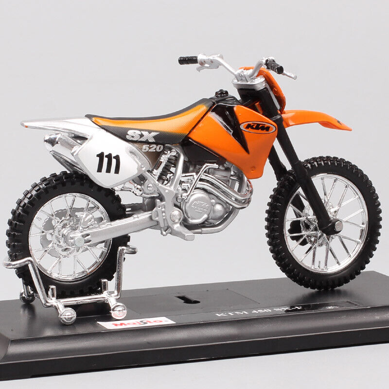 1/18 Maisto KTM 520 SX dirt Motorcycle model bike Motocross Diecasts Toy