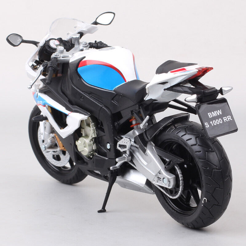 1/12 Scale BMW S1000RR 2009 Sport Diecast Motorcycle Model Bike Automaxx Joycity