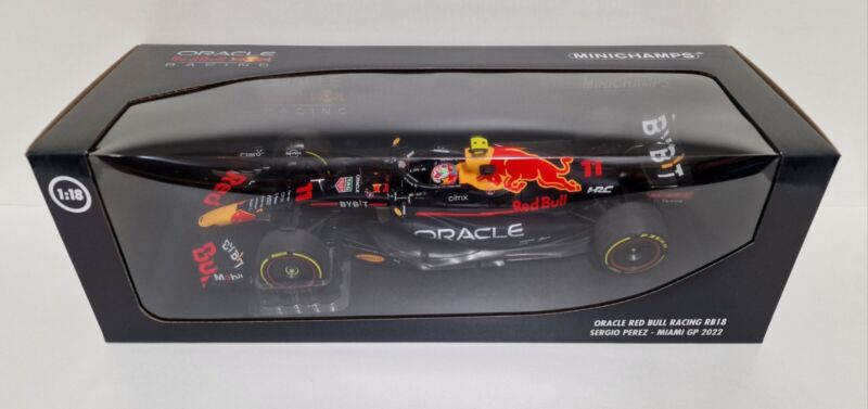 1/18 MINICHAMPS Formula 1 Red Bull RB18 S.Perez Miami Gp 2022