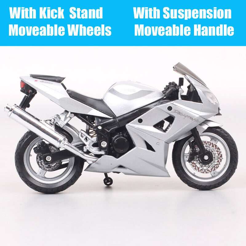 1/18 Welly 2004 Triumph Daytona 600 Motorcycle Model bike Replicas Toys