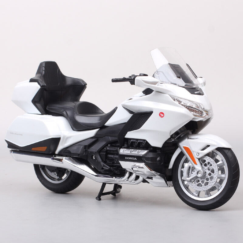 1/12 Welly Honda Gold Wing Moto Bike Motorcycle Cruiser Model Tour White