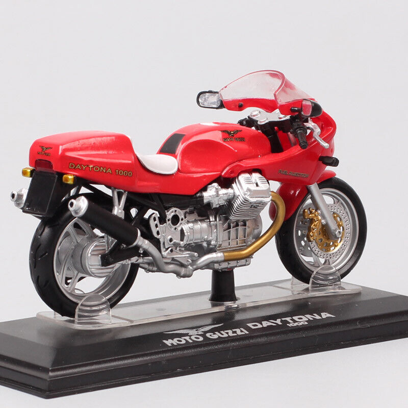 1/24 Scale Mini MG Moto Guzzi Daytona 1000 motorcycle model toy bike Acrylic Box