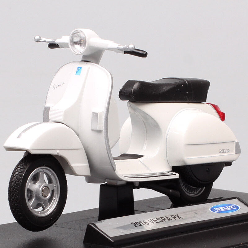 1:18 Welly 2016 Piaggio VESPA PX scooter bike motorcycle diecast toy model