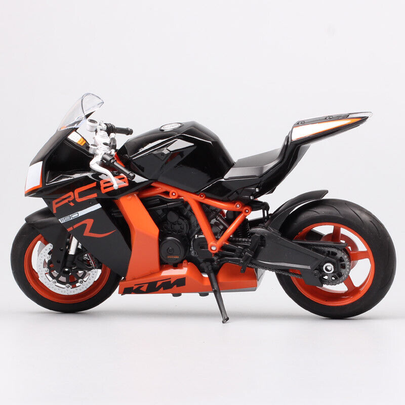 1/10 Welly Big KTM 1190 RC8 R Sport Bike Plastic Toy Vehicle Motorcycle