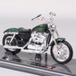 Maisto 1/18 2012 Harley XL 1200V 72 SEVENTY-TWO Sportster Motorcycle Toys Green