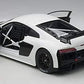 Audi R8 FIA GT GT3 Plain Color Version White 1/18 Model Car By Autoart 81602