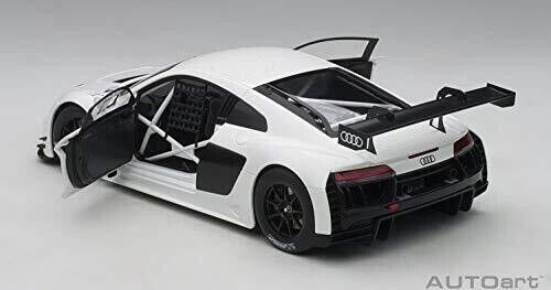 Audi R8 FIA GT GT3 Plain Color Version White 1/18 Model Car By Autoart 81602