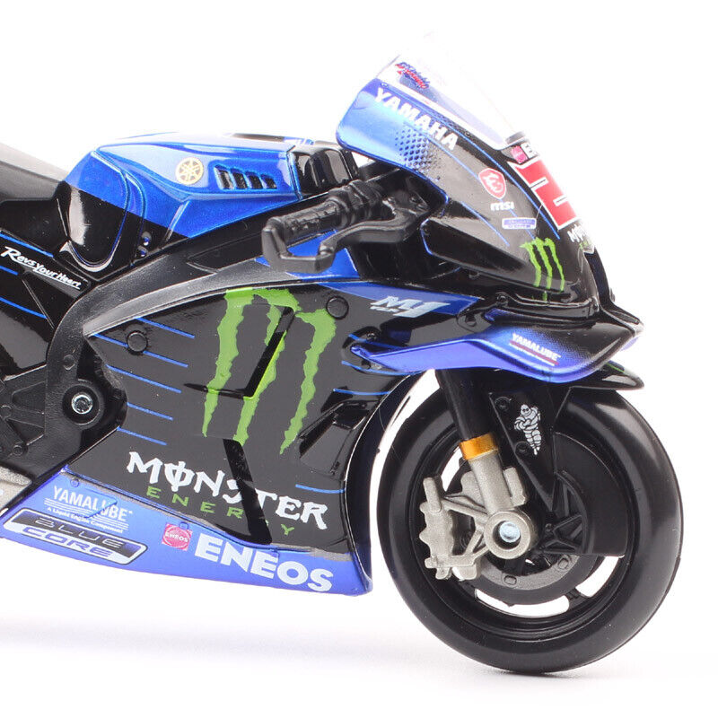 Maisto 1/18 Mini Yamaha YZR-M1 #20 Fabio Quartararo Motorcycle Model MotoGP 2021