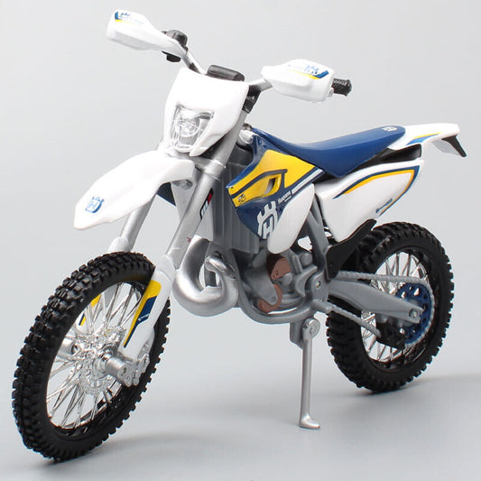 1/12 Motorcycle Scale Husqvarna TE125 2016 Dirt Bike Motocross Diecast model toy