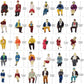 60pcs Ho Scale 1:87 All Seated Passenger People Sitting Figures 30 Different Poses Model Train Layout P8711 - Model Building Kits
