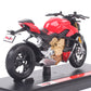 1/18 Maisto Ducati Super Naked V4 S Motorcycle Diecas Model Red
