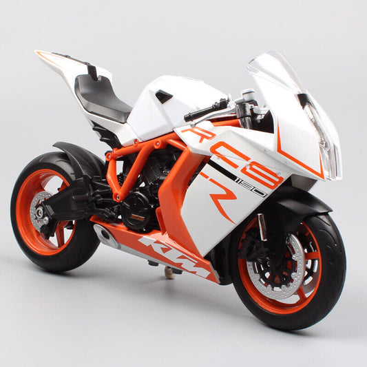 1/10 Welly KTM 1190 RC8 Sport Bike Vehicle Motorcycle Model White