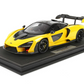 BBR 1/18 Mclaren Senna - Volcano Yellow black interior -Resin Car Model Limited 50 Pieces