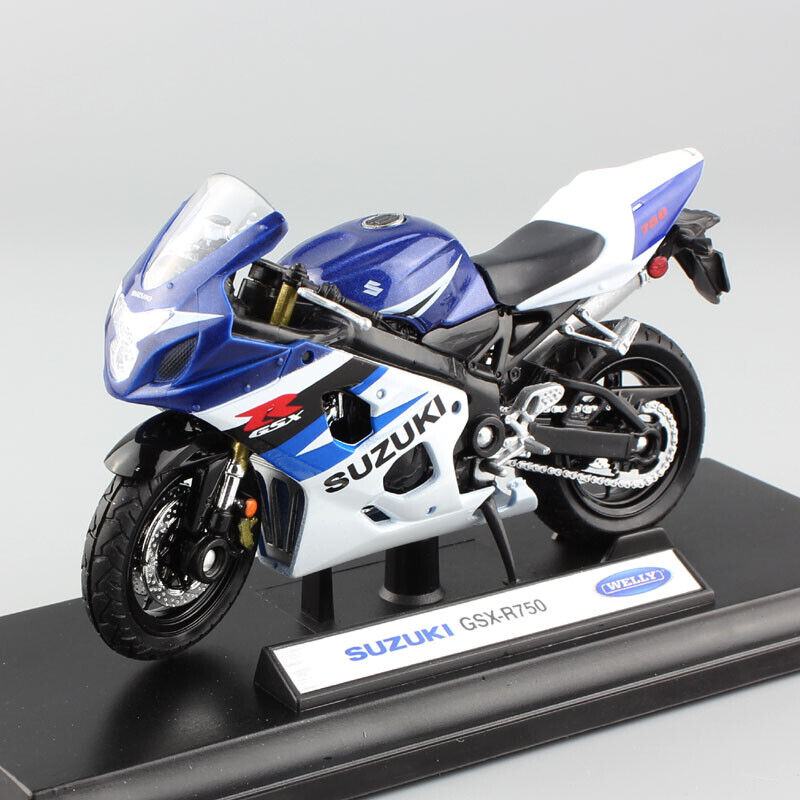 1:18 Welly SUZUKI GSX-R750 Gixxer 750 motorcycle bike model Diecast