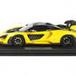 BBR 1/18 Mclaren Senna - Volcano Yellow black interior -Resin Car Model Limited 50 Pieces