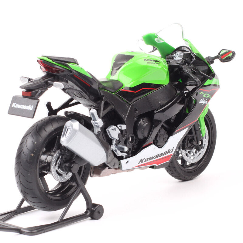 1/12 Welly Kawasaki Ninja ZX-10R ZX 10R 2021 Diecast Motorcycle Model Bike Green