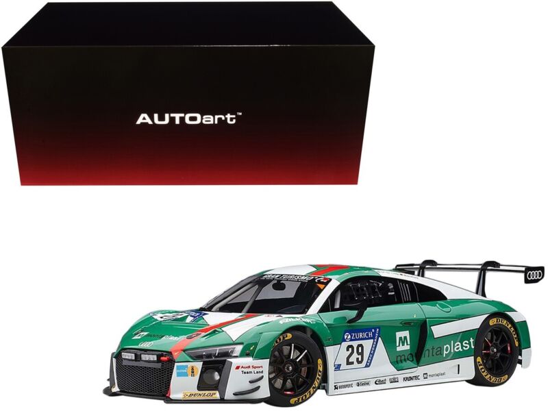 1/18 Audi R8 Lms #29 Winner 24H Nurburgring (2017) Model Car By Autoart 81701