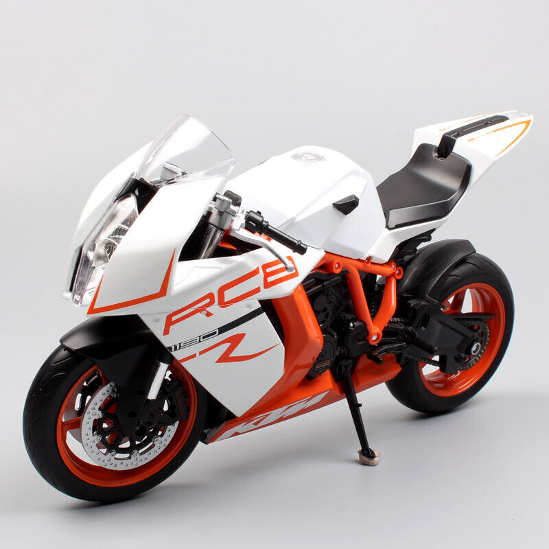 1/10 Welly KTM 1190 RC8 Sport Bike Vehicle Motorcycle Model White