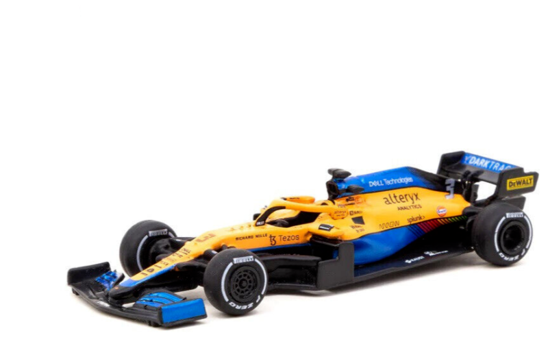 Tarmac Works Daniel Ricciardo McLaren MCL35M 2021 Italian GP 1:64 Diecast F1 Car