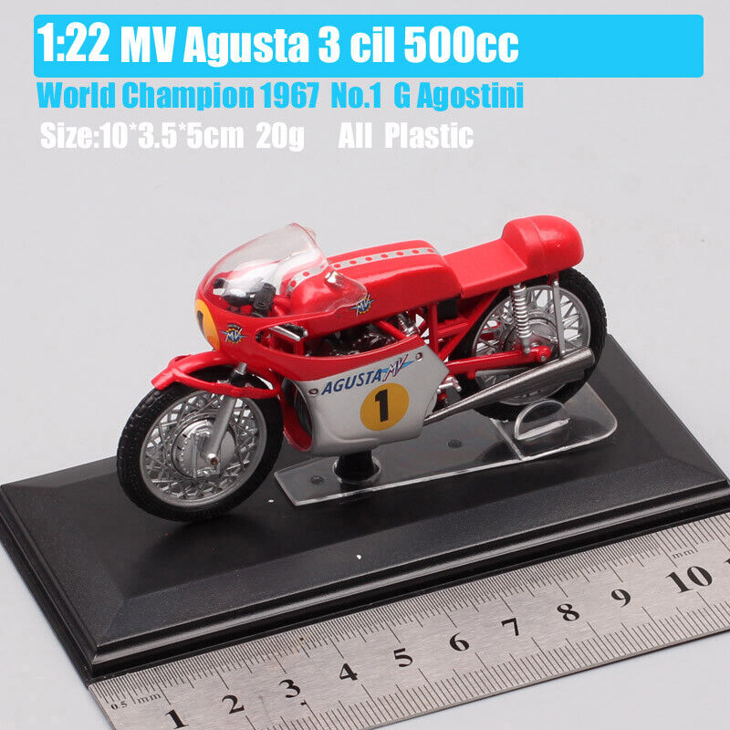 1/22 Italeri MV Agusta 4cil 500 #1 G Agostini Motorcycle Diecast Model Toy Bike