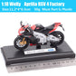 1/18 Mini Welly Aprilia RSV4 Factory bike motorcycle Diecasts