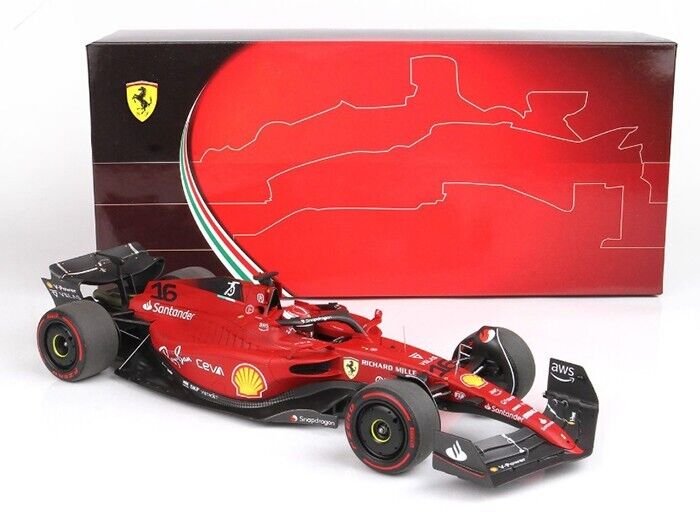 1/18 BBR 2022 Scuderia F1-75 Bahrain GP Winner #16 Charles Leclerc BBR221816