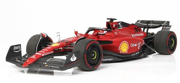 1/18 BBR 2022 Scuderia F1-75 Bahrain GP Winner #16 Charles Leclerc BBR221816