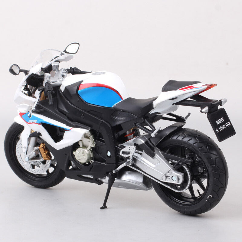 1/12 Scale BMW S1000RR 2009 Sport Diecast Motorcycle Model Bike Automaxx Joycity