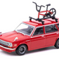 Tarmac Works GLOBAL64 Red Nissan Datsun Bluebird 510 Wagon 1:64 Scale Diecast Car