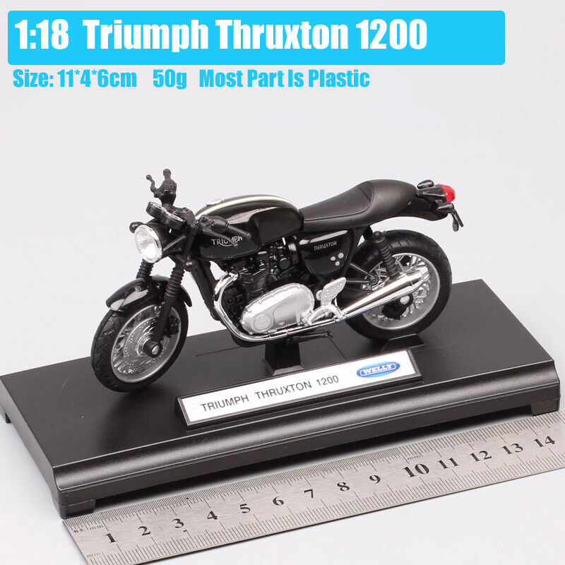 1/18 Welly Triumph Thruxton 1200 cafe racer bike motorcycle diecast