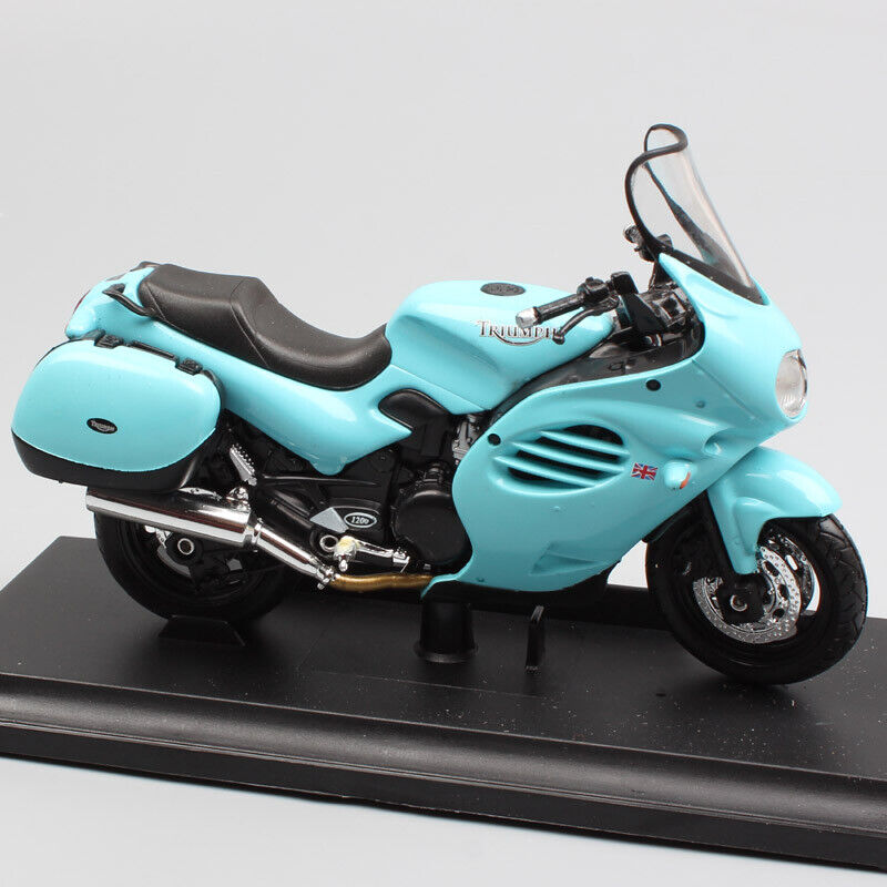 1/18 Welly 2002 Triumph Trophy Touring Motorcycle Model Scale Bike Diecast Toy