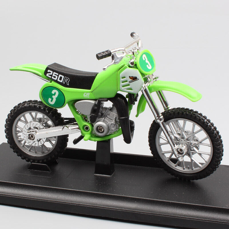 1/18 Welly Honda CR250R #3 Motorcycle Diecast Motocross Dirt