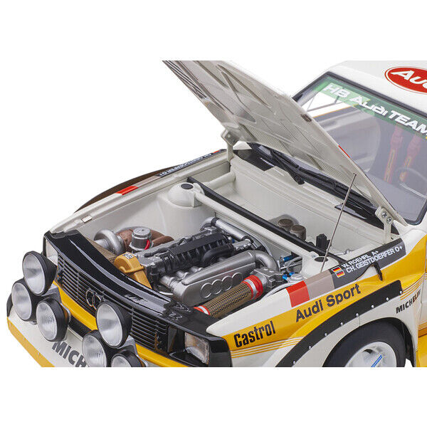 AUTOart Audi Quattro S1 #5 W. Roehrl - Ch. Geistdoerfer Winner Rally San Remo (1985)