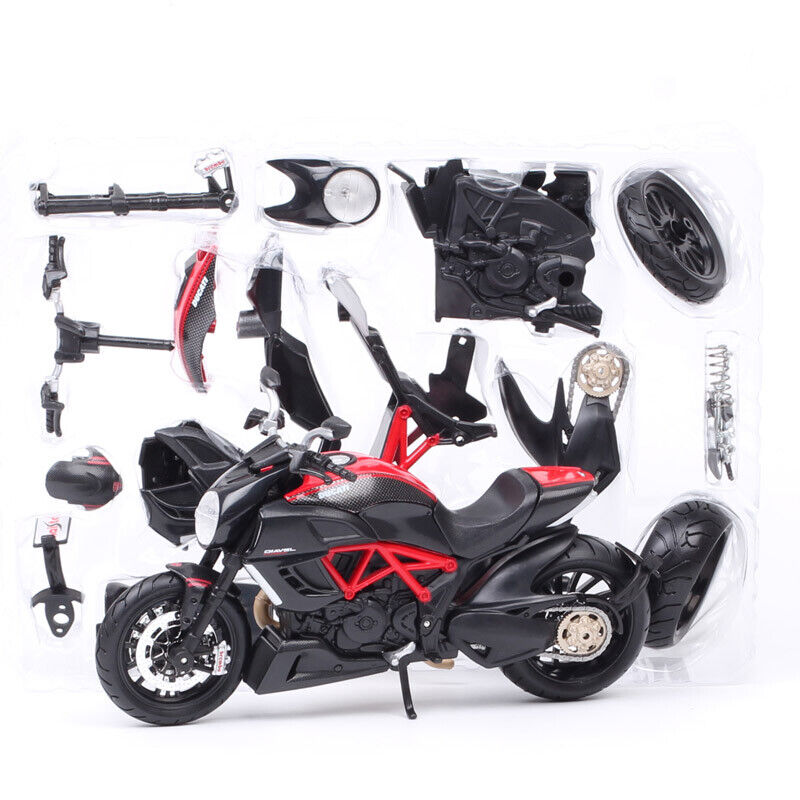 kit set 1:12 scales Maisto Assemble ducati Diavel bike model Toy motorcycle 2011