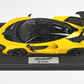 BBR 1/18 Mclaren Senna - Volcano Yellow black interior -Resin Car Model Limited 50 Pieces
