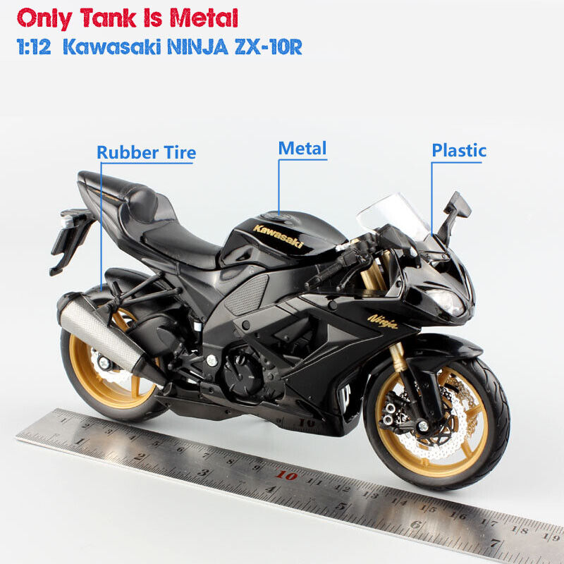 1/12 Maisto Kawasaki NINJA ZX10R die cast Scale motorcycle models toy motorbike