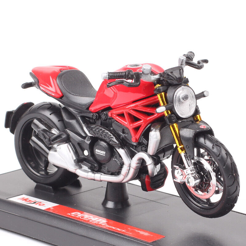 Maisto 1/18 Scale Ducati Monster 1200S Motorcycle Diecast Model Bike Toy Red