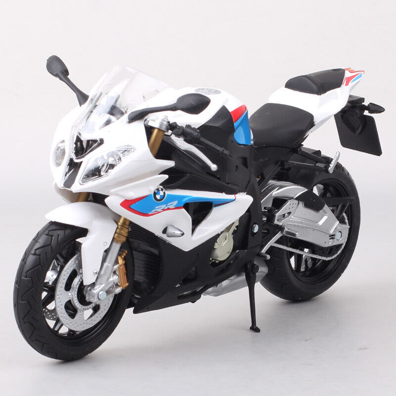 1/12 Scale BMW S1000RR 2009 Sport Diecast Motorcycle Model Bike Automaxx Joycity