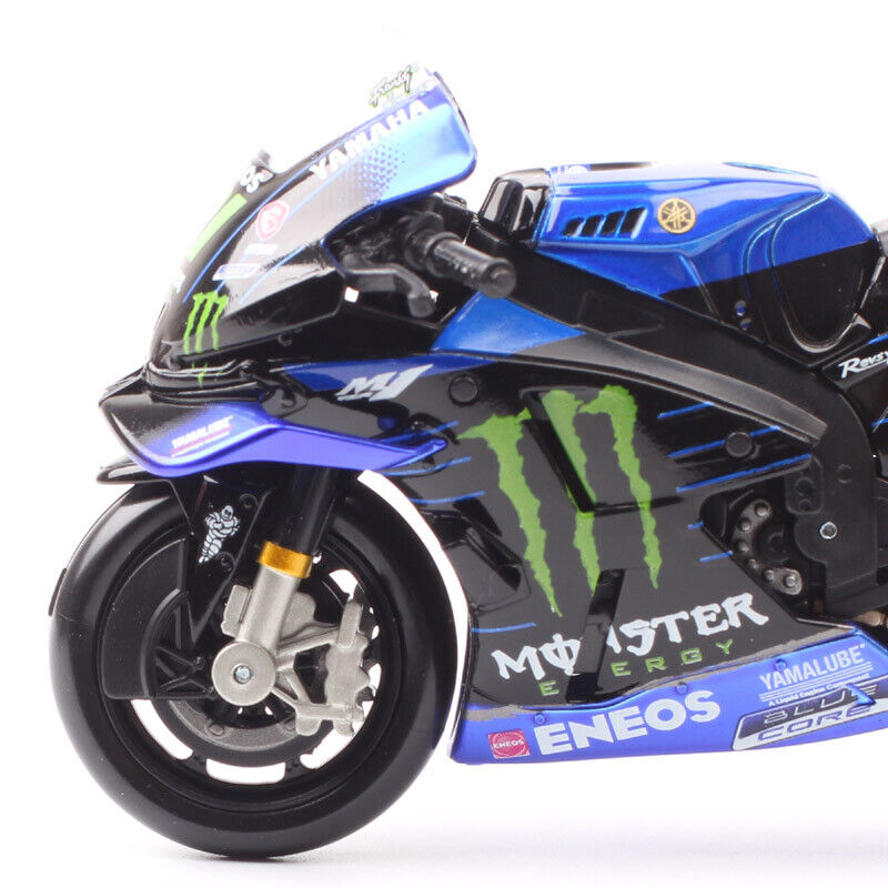 Maisto 1/18 Yamaha YZR-M1 #21 Franco Morbidelli Motorcycle Model MotoGP 2021