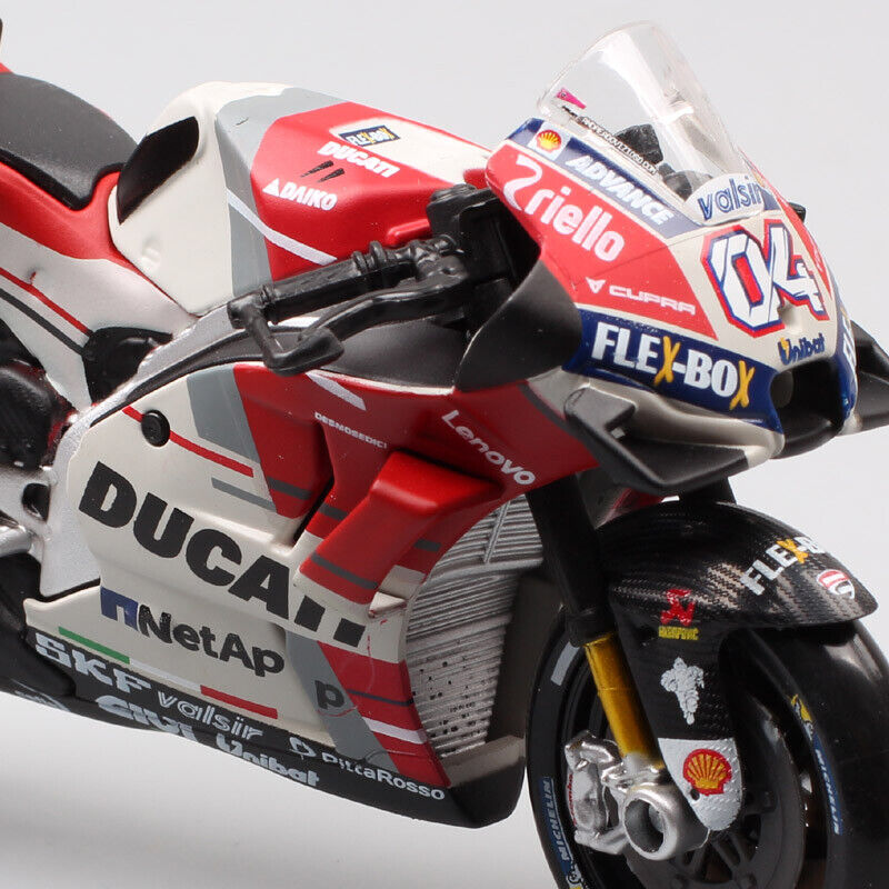 1/18 scale Ducati GP18 No.04 Andrea Dovizioso motorcycle motoGP model Toys 2018