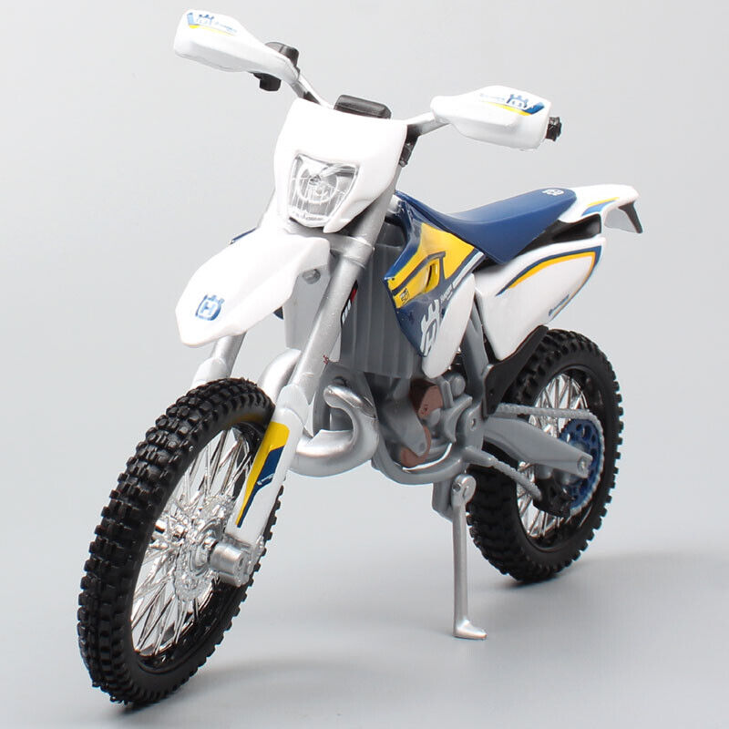 1/12 Motorcycle Scale Husqvarna TE125 2016 Dirt Bike Motocross Diecast model toy