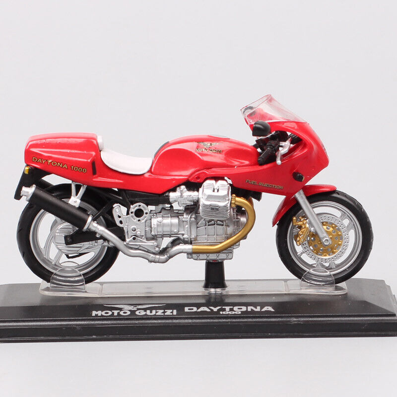 1/24 Scale Mini MG Moto Guzzi Daytona 1000 motorcycle model toy bike Acrylic Box