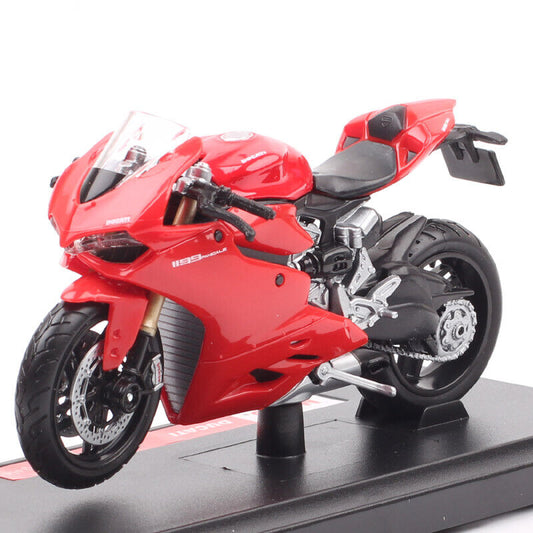 Maisto 1:18 Scale Ducati 1199 Panigale Motorcycle Diecast Model Bike Toy